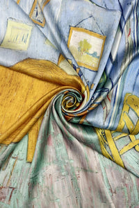 Van Gogh 'Bedroom in Arles' Silk Square Scarf