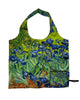 Van Gogh Irises Foldable 2-in-1 Shopper Bag & Purse