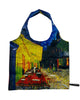 Van Gogh Terrace At Night Foldable 2-in-1 Shopper Bag & Purse