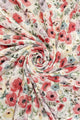 Mixed Poppy Floral Print Scarf