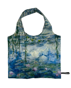 Monet Water Lily Foldable 2-in-1 Shopper Bag & Purse