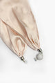 Plain Diamante Magnetic Clasp Scarf