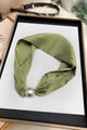 Elegant Plain Pearl Magnetic Clasp Scarf