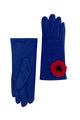 3D Poppy Flower Touchscreen Gloves