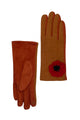 3D Poppy Flower Touchscreen Gloves