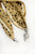 Leopard Print Diamante Magnetic Clasp Scarf