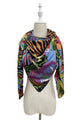 Abstract Zoo Animal Square Scarf