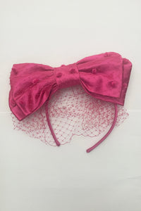 Clearance Fascinator Bow Headband with Net