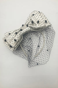 Clearance Fascinator Bow Headband with Net