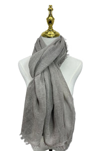 Made In Italy Plain Bamboo Scarf - Mocha