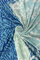 Abstract Indian Paisley Frayed Scarf