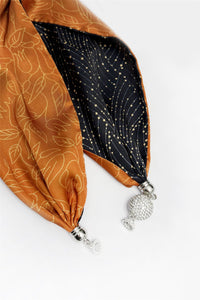 Tulip Reversible Diamante Magnetic Clasp Scarf