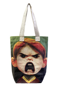 Animated Kid Print Cotton Tote Bag (Pack of 3)