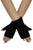 Plain Scattered Diamante Wrist Warmer Gloves