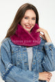 Soft Plain Faux Fur Snood