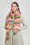 Bright Chevron Print Knitted Wool Scarf