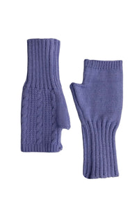 Cosy Long Knitted Wool Wrist Warmer Gloves