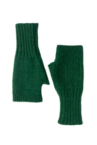 Cosy Long Knitted Wool Wrist Warmer Gloves