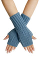 Cosy Long Knitted Wool Wrist Warmer Gloves