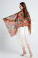 Bright Safari Cheetah Print Frayed Scarf