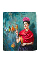 Frida Kahlo Butterfly Silk Cover Up