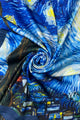 Van Gogh Starry Night Silk Cover Up