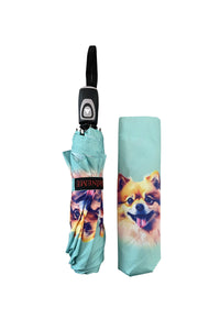 Pomeranian Dog Print Umbrella (Short)