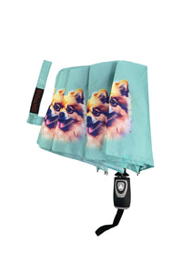 Pomeranian Dog Print Umbrella (Short)