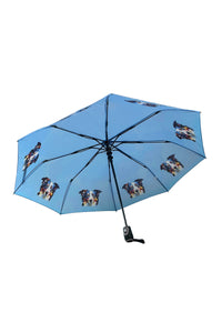 Border Collie Dog Print Umbrella (Short)