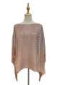 Diamante Metallic Mesh Tassel Cover Up