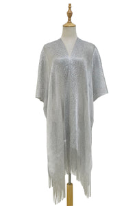 Diamante Beaded Tassel Kimono/ Cover Up