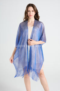 Diamante Beaded Tassel Kimono/ Cover Up