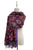 Detailed Paisley Print Wool Tassel Scarf