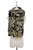 Contrast Leopard Print Diagonal Edge Wool Scarf