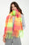 Colourful Cosy Check Blanket Tassel Scarf