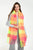 Colourful Cosy Check Blanket Tassel Scarf