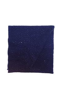 Plain Sequin Embellished Frayed Scarf