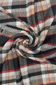 Soft Woven Check Frayed Scarf