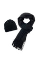 Cosy Plain Tassel Scarf & Hat Set