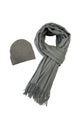 Cosy Plain Tassel Scarf & Hat Set