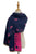 Bee & Floral Soft Woven Frayed Scarf