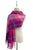 Grid Check Print Tassel Scarf