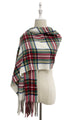 Tradtional Tartan Check Tassel Scarf