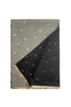 Star & Leopard Reversible Print Frayed Scarf