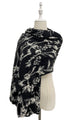 Ink Flower Print Scarf