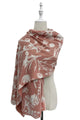 Ink Flower Print Scarf