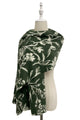 Ink Flower Print Scarf