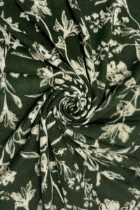 Ink Flower Print Scarf