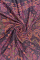 Woven Paisley Floral Pashmina Tassel Scarf