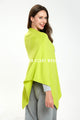 Cosy Plain Wool Poncho